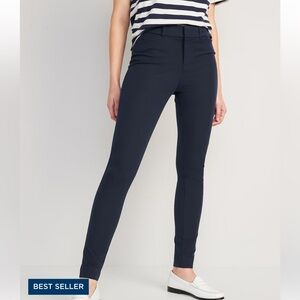Old Navy Women’s High-Waisted Pixie Skinny Pants Navy Blue